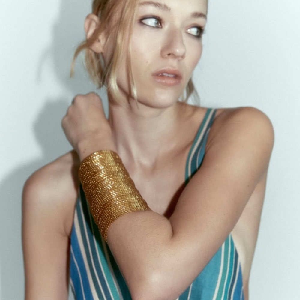 Zara limited edition beaded bracelet